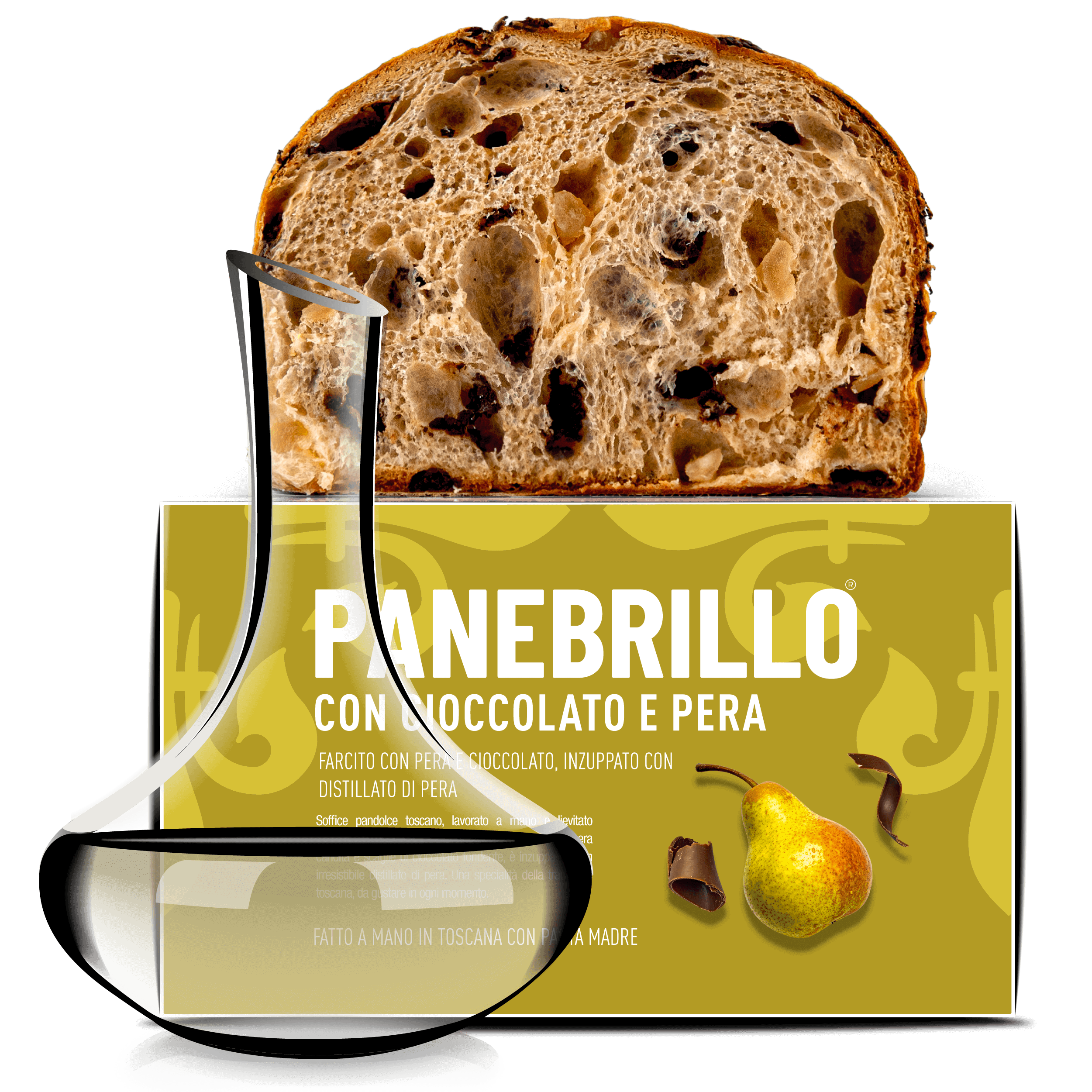 Panebrillo Pere e Cioccolato